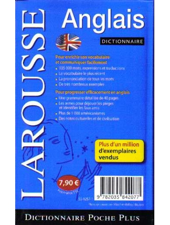 Order Dictionnaire Larousse Poche Plus, Français-Anglais / Anglais ...