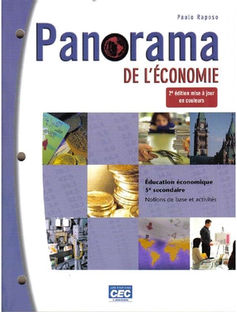 Panorama de l'économie, sec. 5, cahier d'activités 2e édition en couleurs