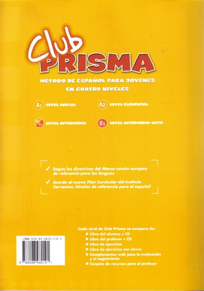 Order Club Prisma A2b1 Nivel Intermedio Libro De - 