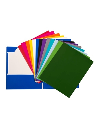 Order Laminated Cardboard Portfolio with pockets, Assorted Colors ...