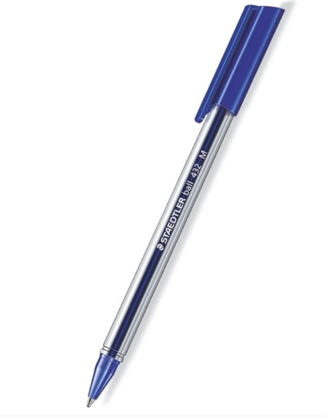 Stylo à bille bleu avec pointe moyenne Staedtler