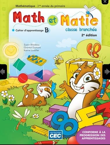 Commandez Math Et Matie, 1re Année, Cahiers A/B 2e Ed. + Carnet Des ...