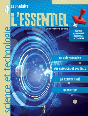 secondaire cahier essentiel sciences