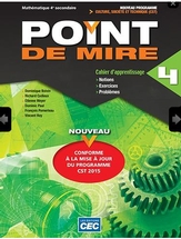 Point de mire Mathématique,4e sec.,combo cahier d'app. + numérique+exercices CST