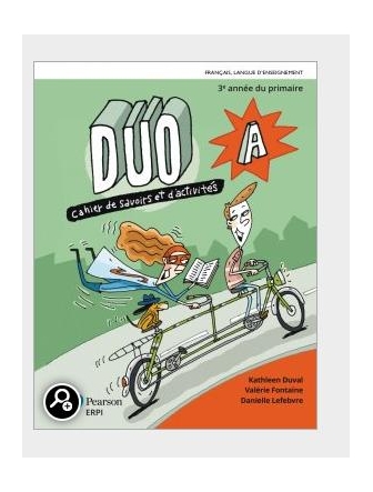 Duo français,3e an., cah de savoirs & d'act., A/B,carnet, fasc.,pap+num